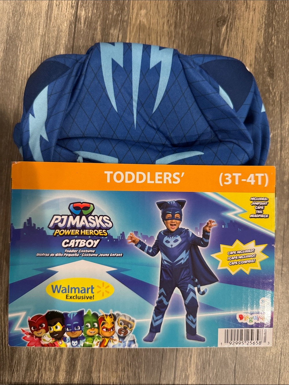 PJ Masks Catboy Toddler Halloween Costume - Blue 3T-4T